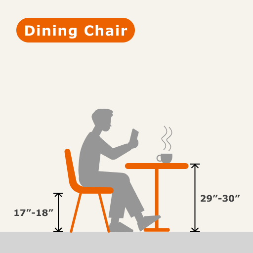 dining chair height