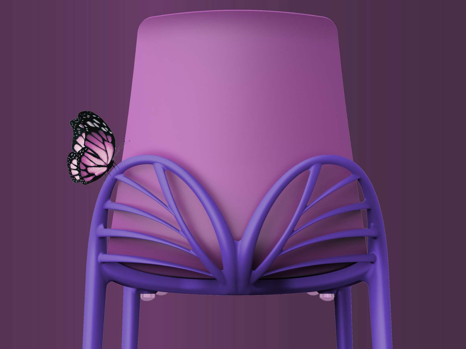 Papillon 蝴蝶椅細部 