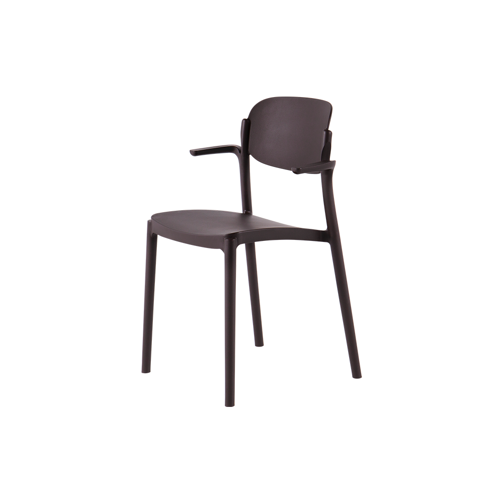 Brazo Resin Dining Chair - plastic outdoor dining chairs